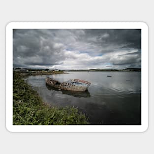 River Plym Wooden Hulk Boat Sticker